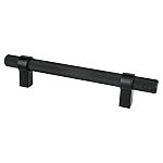 Berenson Radial Reign 5" (128mm) Center-to-Center Cabinet Pull (Matte Black)