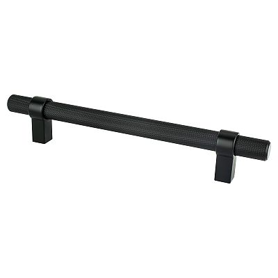 Berenson Radial Reign 6-5/16" (160mm) Center-to-Center Cabinet Pull (Matte Black)