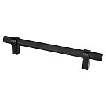 Berenson Radial Reign 6-5/16" (160mm) Center-to-Center Cabinet Pull (Matte Black)