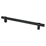 Berenson Radial Reign 8-13/16" (224mm) Center-to-Center Cabinet Pull (Matte Black)