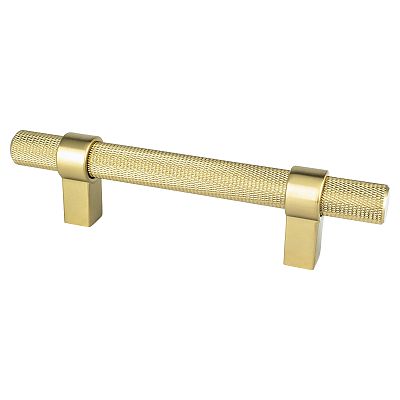 Berenson Radial Reign 3-3/4" (96mm) Center-to-Center Cabinet Pull (Modern Brushed Gold)
