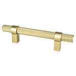 Berenson Radial Reign 3-3/4" (96mm) Center-to-Center Cabinet Pull (Modern Brushed Gold)