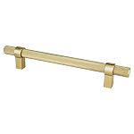 Berenson Radial Reign 6-5/16" (160mm) Center-to-Center Cabinet Pull (Modern Brushed Gold)