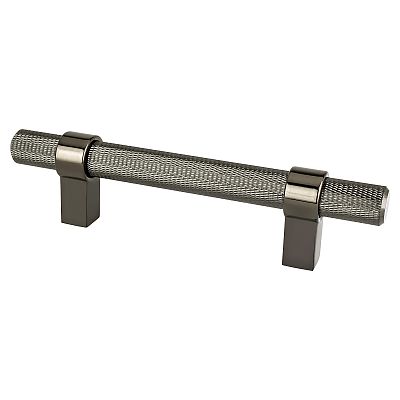 Berenson Radial Reign 3-3/4" (96mm) Center-to-Center Cabinet Pull (Black Nickel)
