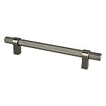 Berenson Radial Reign 6-5/16" (160mm) Center-to-Center Cabinet Pull (Black Nickel)