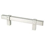 Berenson Rivet Rebel 3-3/4" (96mm) Center-to-Center Cabinet Pull (Brushed Nickel)