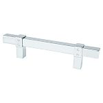 Berenson Rivet Rebel 3-3/4" (96mm) Center-to-Center Cabinet Pull (Polished Chrome)