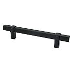 Berenson Rivet Rebel 5" (128mm) Center-to-Center Cabinet Pull (Matte Black)