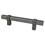 Berenson Rivet Rebel 3-3/4" (96mm) Center-to-Center Cabinet Pull (Slate)