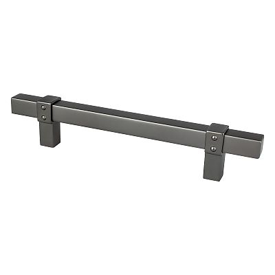 Berenson Rivet Rebel 5" (128mm) Center-to-Center Cabinet Pull (Slate)