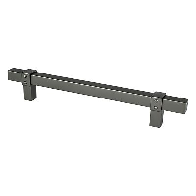 Berenson Rivet Rebel 6-5/16" (160mm) Center-to-Center Cabinet Pull (Slate)