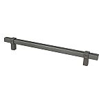 Berenson Rivet Rebel 8-13/16" (224mm) Center-to-Center Cabinet Pull (Slate)