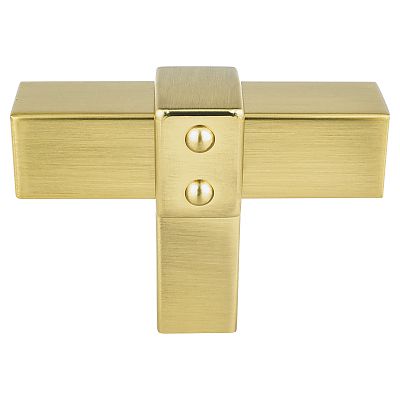 Berenson Rivet Rebel 2" (51mm) Cabinet Knob (Modern Brushed Gold)