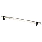 Berenson Rivet Rebel 12" (305mm) Center-to-Center Appliance Pull (Brushed Nickel and Matte Black)