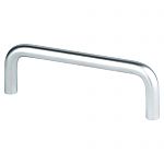 Berenson Zurich 3-1/2" (89mm) Center-to-Center Cabinet Wire Pull (Brushed Chrome)
