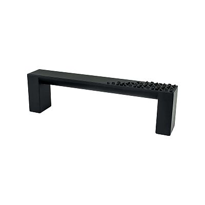 Berenson Roque 3-3/4" (96mm) Center-to-Center Cabinet Pull (Matte Black)