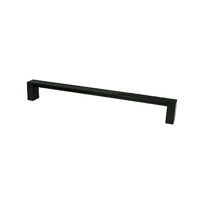 Berenson Roque 8-13/16" (224mm) Center-to-Center Cabinet Pull (Matte Black)