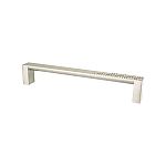 Berenson Roque 6-5/16" (160mm) Center-to-Center Cabinet Pull (Brushed Nickel)