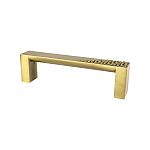 Berenson Roque 3-3/4" (96mm) Center-to-Center Cabinet Pull (Modern Brushed Gold)