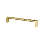 Berenson Roque 6-5/16" (160mm) Center-to-Center Cabinet Pull (Modern Brushed Gold)