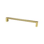 Berenson Roque 8-13/16" (224mm) Center-to-Center Cabinet Pull (Modern Brushed Gold)