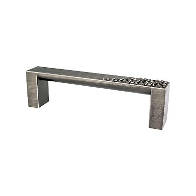 Berenson Roque 3-3/4" (96mm) Center-to-Center Cabinet Pull (Vintage Nickel)