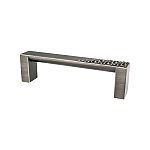 Berenson Roque 3-3/4" (96mm) Center-to-Center Cabinet Pull (Vintage Nickel)