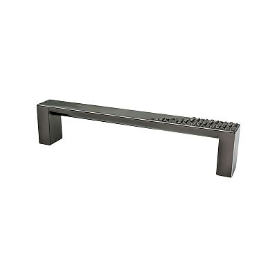 Berenson Roque 5" (128mm) Center-to-Center Cabinet Pull (Black Nickel)