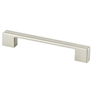 Berenson Skyline 6-5/16" (160mm) Center-to-Center Cabinet Pull (Brushed Nickel)