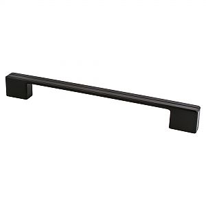 Berenson Skyline 8-13/16" (224mm) Center-to-Center Cabinet Pull (Matte Black)