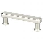 Berenson Harmony 3" (76mm) Center-to-Center Cabinet Pull (Brushed Nickel)