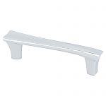 Berenson Fluidic 3-3/4" (96mm) Center-to-Center Cabinet Pull (Polished Chrome)