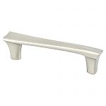Berenson Fluidic 3-3/4" (96mm) Center-to-Center Cabinet Pull (Brushed Nickel)