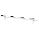 Berenson Advantage Plus 7-9/16" (192mm) Center-to-Center Cabinet Bar Pull - 9-15/16" (252mm) Overall Length (Polished Chrome)