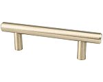 Berenson Advantage Plus 3" (76mm) Center-to-Center Cabinet Bar Pull - 4-9/16" (116mm) Overall Length (Champagne)