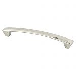 Berenson Laura 6-5/16" (160mm) Center-to-Center Cabinet Pull (Brushed Nickel)