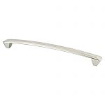 Berenson Laura 8-13/16" (224mm) Center-to-Center Cabinet Pull (Brushed Nickel)