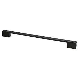 Berenson Skyline 12-9/16" (319mm) Center-to-Center Cabinet Pull (Matte Black)
