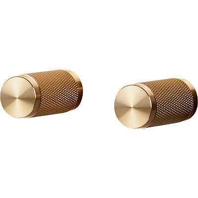 Buster & Punch 25/32" (20mm) Cross-Knurl Cabinet Knob - (2/Set)