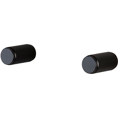 Buster & Punch 15/32" (12mm) Linear-Knurl Cabinet Knob - (2/Set)