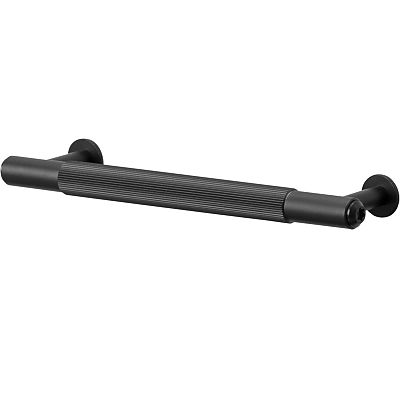 Buster & Punch 4-7/8" (124mm) Center-to-Center Linear-Knurl Cabinet Pull
