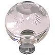Cal Crystal 1-3/8" (35mm) Decorative Round Cabinet Knob (Clear Crystal)