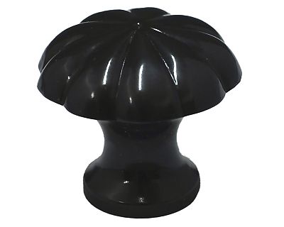 Cal Crystal Vintage Brass 1-1/4" (32mm) Fluted Cabinet Knob (Oil Rubbed Bronze)