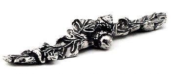 Carpe Diem Oak Hollow - European Elegance 5-1/8" (130mm) Triple Acorn and Oak Leaf Escutcheon