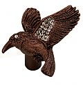 Carpe Diem Oak Hollow - In The Garden 1-3/4" (44mm) Hummingbird Knob with Clear Swarovski Crystals