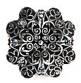 Carpe Diem Monticello 1-1/2" (38mm) Octagon Knob with Swarovski Crystals