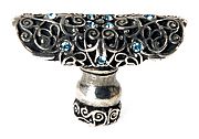 Carpe Diem Monticello 1-13/16" (46mm) Oblong Knob with Swarovski Crystals