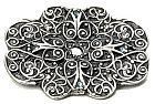 Carpe Diem Monticello 2-3/8" (60mm) Large Oval Escutcheon with Swarovski Crystals