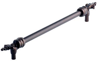 Carpe Diem Charlemagne 6" (152mm) Center-to-Center Fleur De Lys Cabinet Pull