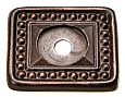 Carpe Diem Cricket Cage 1-1/4" (32mm) Rectangular Beaded Escutcheon